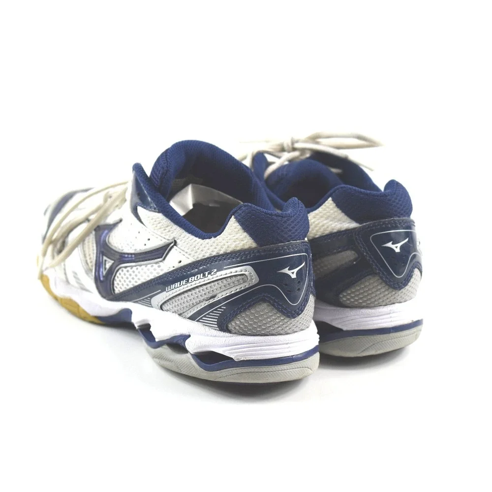 Mizuno Wave Bolt 2 Volleyball Shoes Women's Size 9.5 Blue White Athletic Sneaker